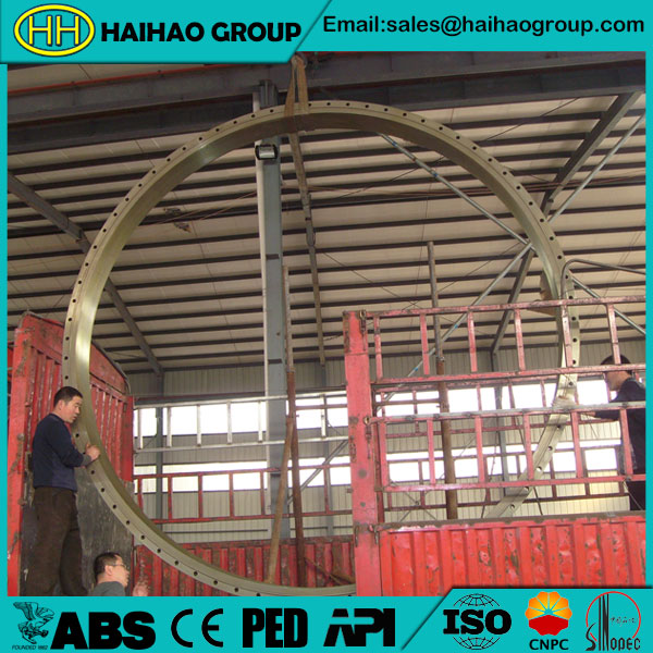 JIS B2220 30K SS400 Rolled Forged Ring Plain Flange