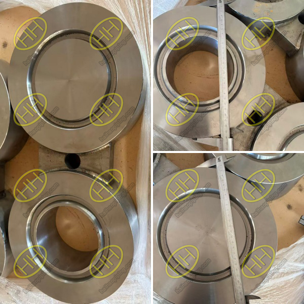 API 6A Type 6BX A694 F65 RTJ spectacle blind 6 inch 10000 class, heat treated, -46℃ low temperature qualified for UAE wellhead project