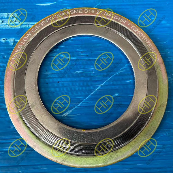 ASME B16.20 CS-304/G-304 spiral wound gasket manufactured by Haihao Group