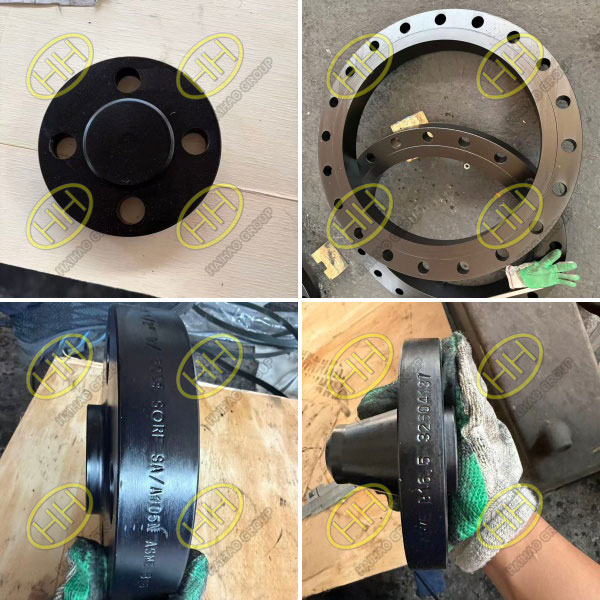 ASME B16.5 A105N weld neck flanges, slip on flanges and blind flanges manufactured by Haihao Group