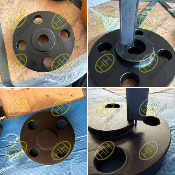 ASME B16.5 ASTM A105 RF blind flange and ASTM A182 F11 Class 2 socket weld flange