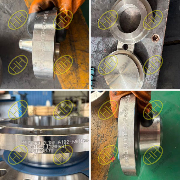 ASME B16.5 ASTM A182 F304L and F316L stainless steel flanges manufactured by Haihao Group