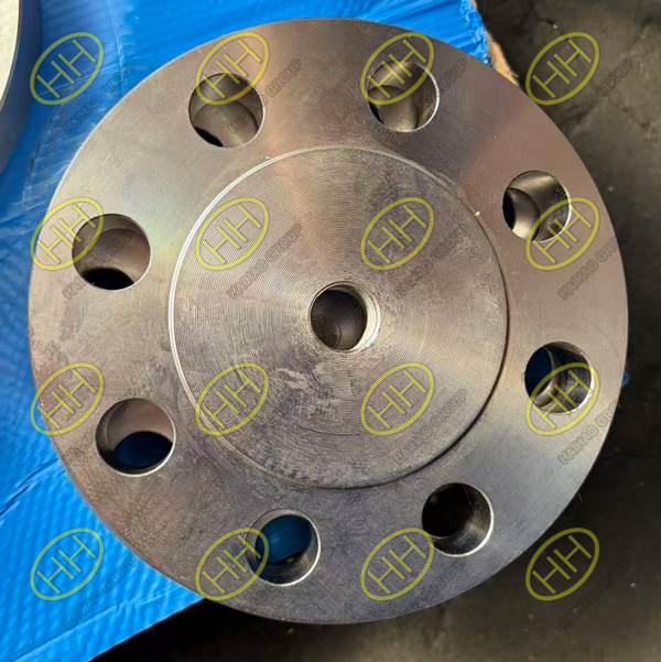ASME B16.5 blind flange with NPT hole manufactured by Haihao Group