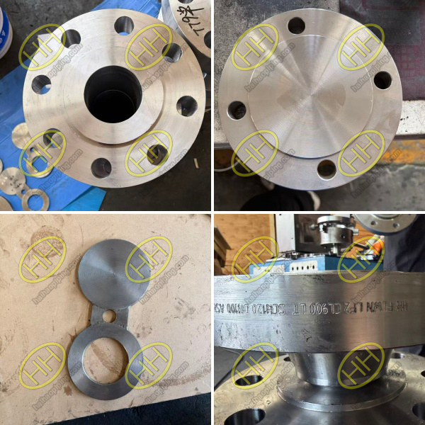 ASTM A350 LF2 Class1 flange spectacle blind ASME B16.48 Haihao Group shipment to Russia energy project