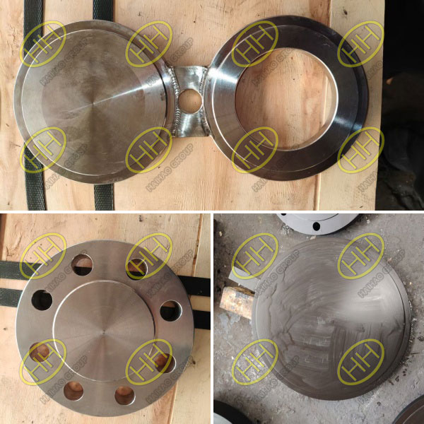 ASTM A350 LF2 spade blind flanges and ASTM A182 F316 blind flange ASME B16.48 for sour service application