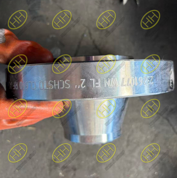 ASTM A350 LF2 welding neck flange for low temperature pipeline systems