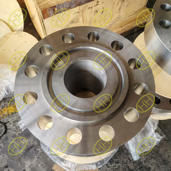 ASTM A694 F65 RTJ weld neck flanges for pipelines supplied by Haihao Group