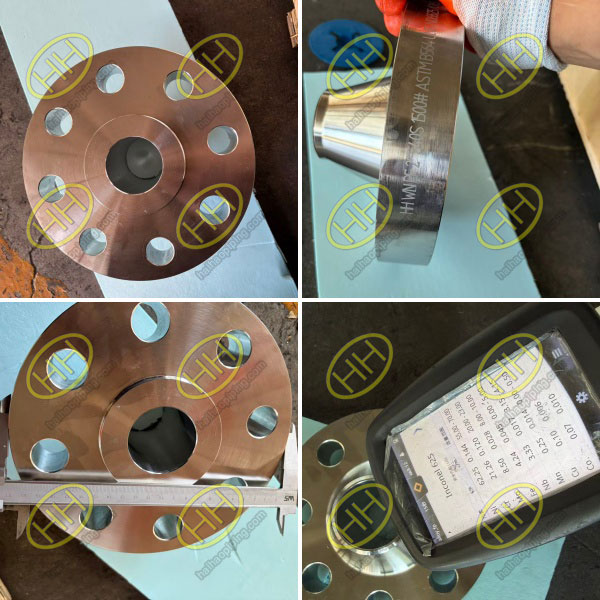 ASTM B564 UNS N06625 Inconel 625 2 inch Class 1500 SCH 40S RF weld neck flange manufactured by Haihao Group