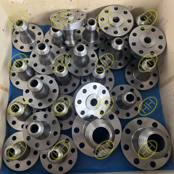 ASTM SA694 F65 branch flanges 900# RF manufactured by Haihao Group