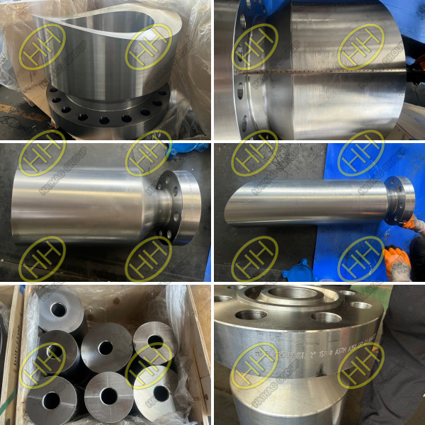 Custom ASTM A350 LF2 flanges manufactured by Haihao Group