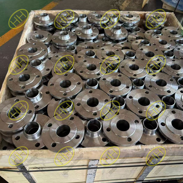 EN 1092-1/11/ B RSt 37.2 weld neck flanges manufactured by Haihao Group