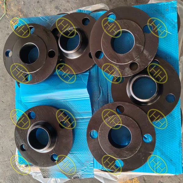 EN1092-1 A105 RF weld neck flanges manufactured by Haihao Group