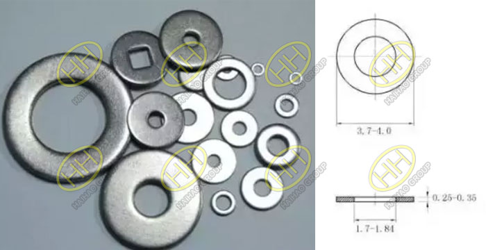 What's the difference between the spring washers and flat washers?