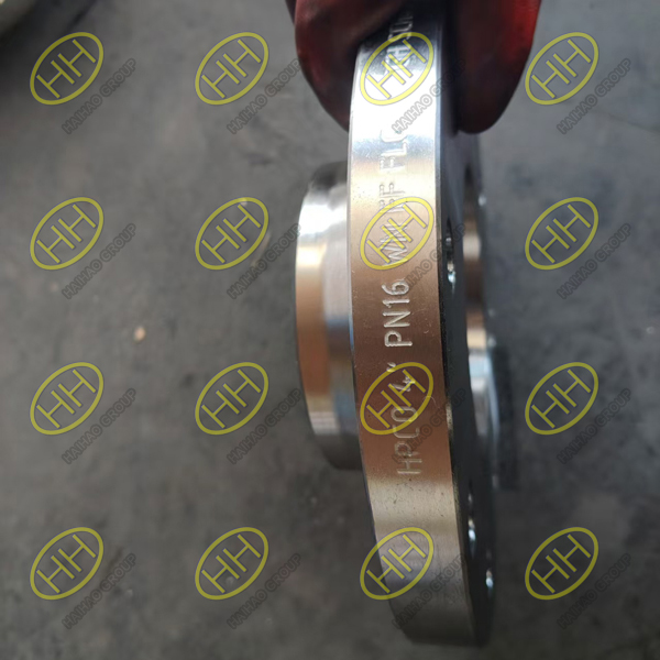 Haihao Group EN1092-1 Type 11 P265GH weld neck flange production