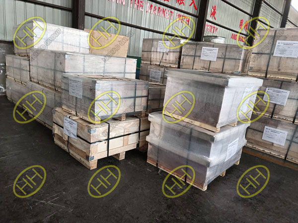 Haihao Group forged carbon steel flanges ready for Qatar shipment