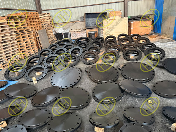 Haihao Group forged slip on and blind flanges under BS4504 and ANSI B16.5