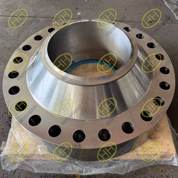Haihao Group supplies ASTM A694 F70 API 6A BX WN flanges with BX ring joint sealing