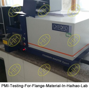 PMI-Testing-For-Flange-Material-In-Haihao-Lab