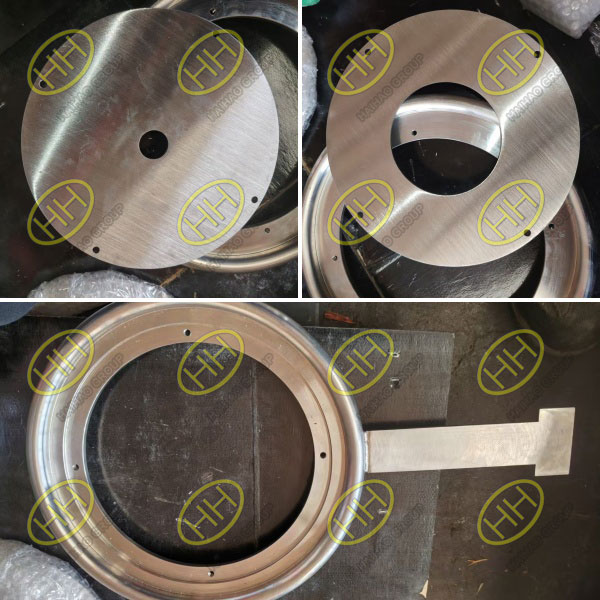 Precision machined orifice plate and holder set