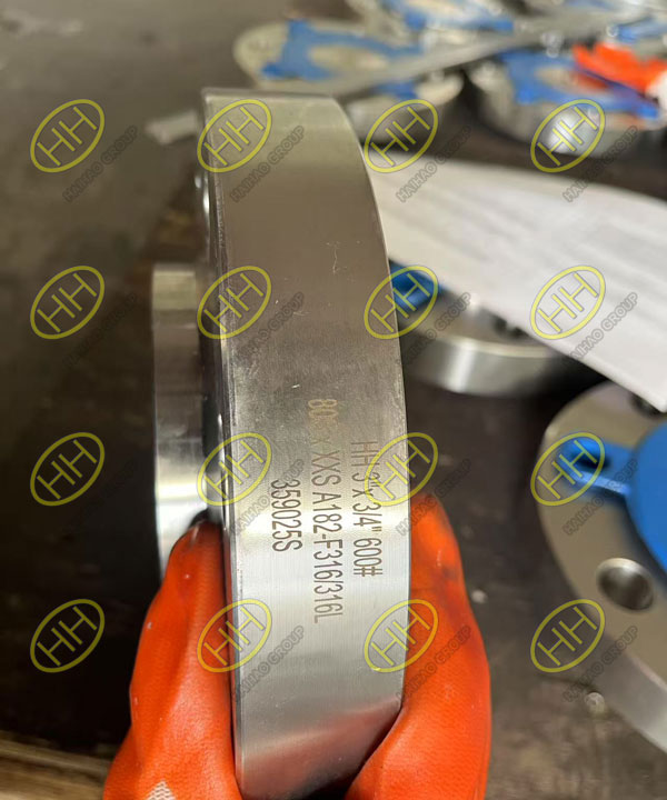 Reducing socket weld flanges ASME B16.5 F316L