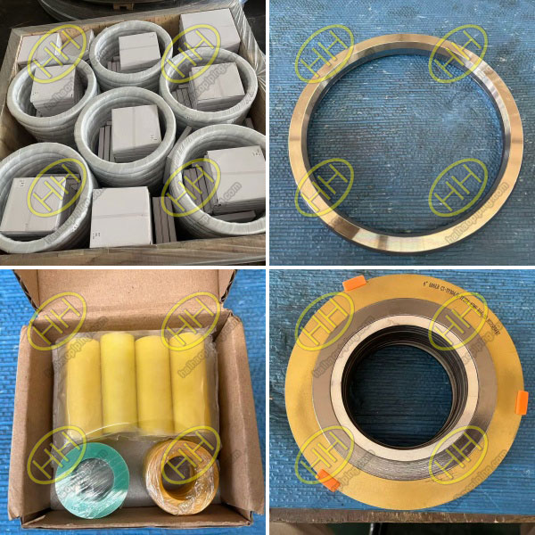 Ring joint gaskets in soft iron, low carbon steel and stainless steel supplied by Haihao Group