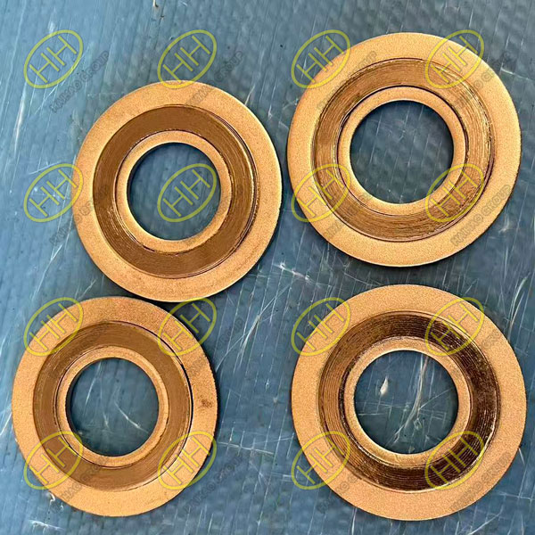 Spiral wound gaskets DN25 PN40 with SS304 inner ring and graphite filler