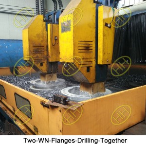 Two-WN-Flanges-Drilling-Together